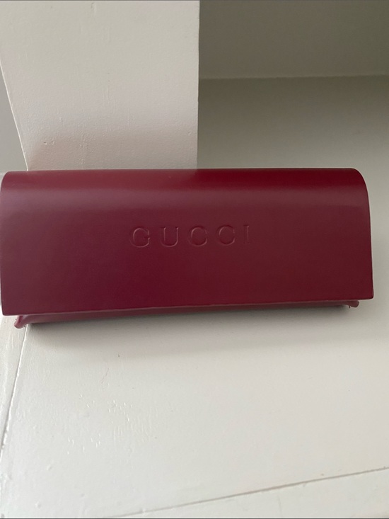 Gucci Accessories - Gucci Velvet Glasses Case – Burgundy Red Replacement Sunglass Pouch